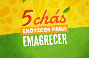5 CHÁS EXÓTICOS PARA EMAGRECER