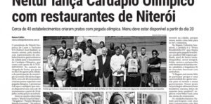 A Chef Mila Cozzi é destaque no Jornal O Fluminense