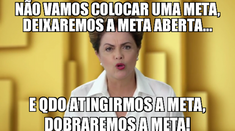 Dilma e a meta