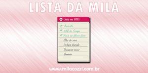 Minha listinha de compras da semana